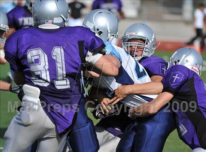 Thumbnail 2 in Foothills Christian vs Central Catholic (Alberta, CA) (SDS Kickoff Classic) photogallery.