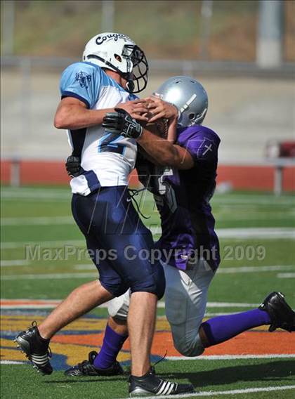 Thumbnail 3 in Foothills Christian vs Central Catholic (Alberta, CA) (SDS Kickoff Classic) photogallery.