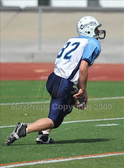 Thumbnail 1 in Foothills Christian vs Central Catholic (Alberta, CA) (SDS Kickoff Classic) photogallery.