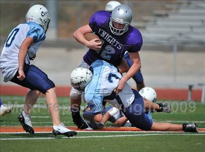 Thumbnail 2 in Foothills Christian vs Central Catholic (Alberta, CA) (SDS Kickoff Classic) photogallery.