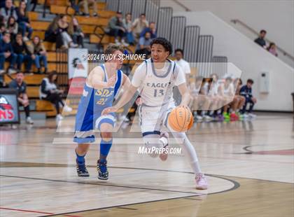 Thumbnail 2 in San Diego Jewish Academy vs. Tri-City Christian (CIF SDS Division 3 Finals) photogallery.