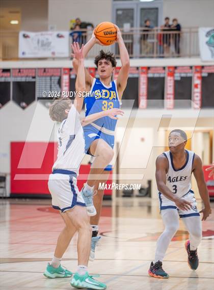 Thumbnail 3 in San Diego Jewish Academy vs. Tri-City Christian (CIF SDS Division 3 Finals) photogallery.