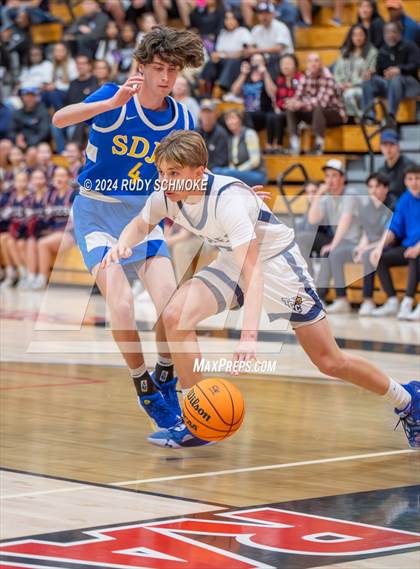 Thumbnail 1 in San Diego Jewish Academy vs. Tri-City Christian (CIF SDS Division 3 Finals) photogallery.