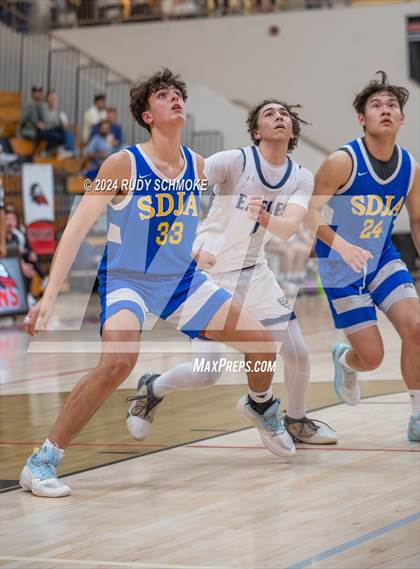 Thumbnail 3 in San Diego Jewish Academy vs. Tri-City Christian (CIF SDS Division 3 Finals) photogallery.