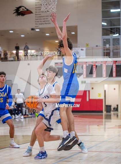 Thumbnail 1 in San Diego Jewish Academy vs. Tri-City Christian (CIF SDS Division 3 Finals) photogallery.