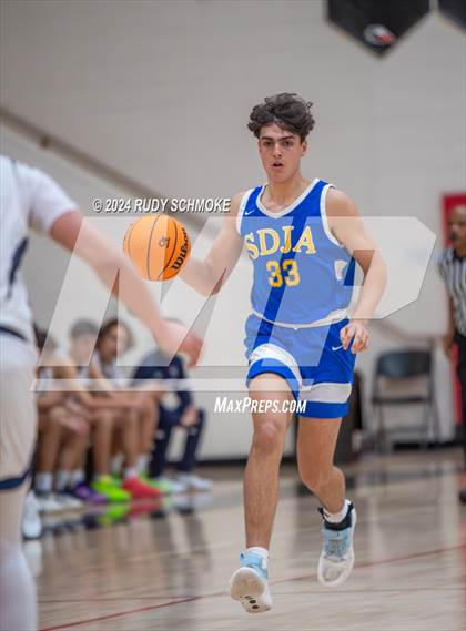 Thumbnail 1 in San Diego Jewish Academy vs. Tri-City Christian (CIF SDS Division 3 Finals) photogallery.