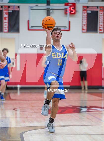 Thumbnail 2 in San Diego Jewish Academy vs. Tri-City Christian (CIF SDS Division 3 Finals) photogallery.