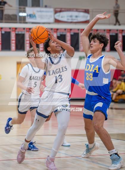 Thumbnail 3 in San Diego Jewish Academy vs. Tri-City Christian (CIF SDS Division 3 Finals) photogallery.