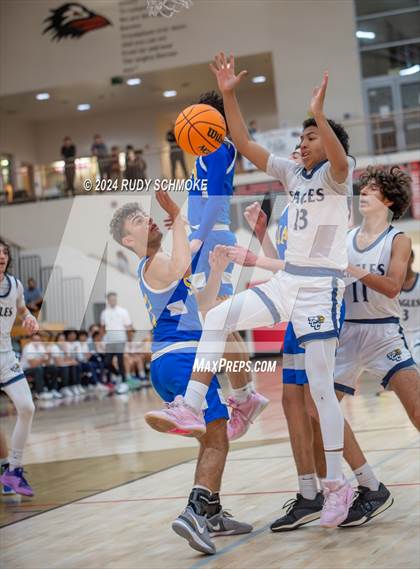 Thumbnail 1 in San Diego Jewish Academy vs. Tri-City Christian (CIF SDS Division 3 Finals) photogallery.