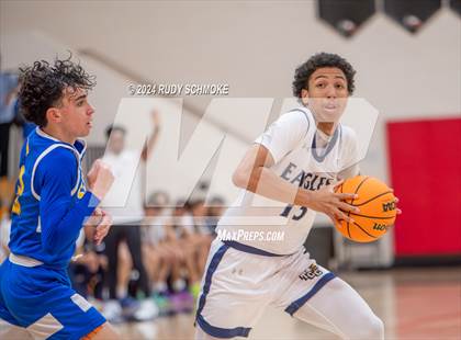 Thumbnail 2 in San Diego Jewish Academy vs. Tri-City Christian (CIF SDS Division 3 Finals) photogallery.