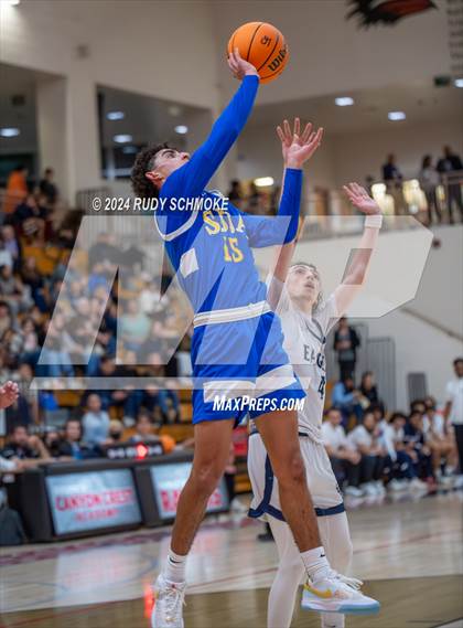 Thumbnail 3 in San Diego Jewish Academy vs. Tri-City Christian (CIF SDS Division 3 Finals) photogallery.