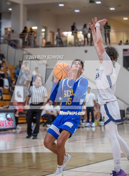 Thumbnail 3 in San Diego Jewish Academy vs. Tri-City Christian (CIF SDS Division 3 Finals) photogallery.