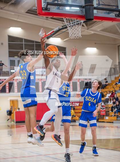 Thumbnail 2 in San Diego Jewish Academy vs. Tri-City Christian (CIF SDS Division 3 Finals) photogallery.