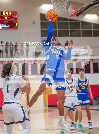 Thumbnail 3 in San Diego Jewish Academy vs. Tri-City Christian (CIF SDS Division 3 Finals) photogallery.