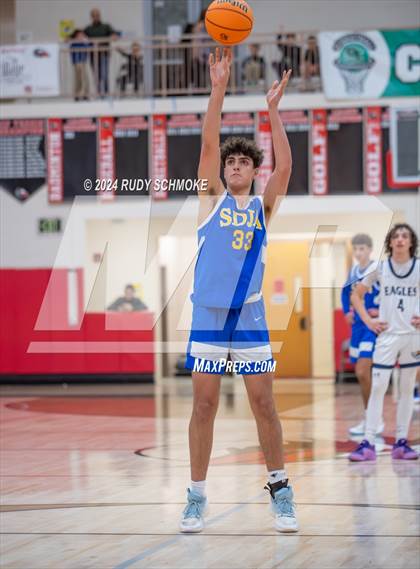 Thumbnail 1 in San Diego Jewish Academy vs. Tri-City Christian (CIF SDS Division 3 Finals) photogallery.