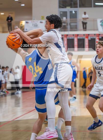 Thumbnail 1 in San Diego Jewish Academy vs. Tri-City Christian (CIF SDS Division 3 Finals) photogallery.