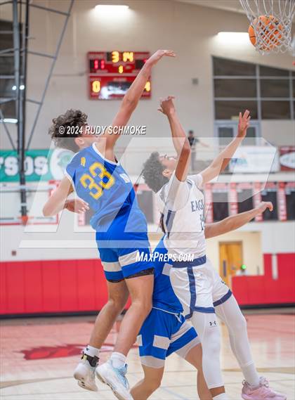 Thumbnail 2 in San Diego Jewish Academy vs. Tri-City Christian (CIF SDS Division 3 Finals) photogallery.