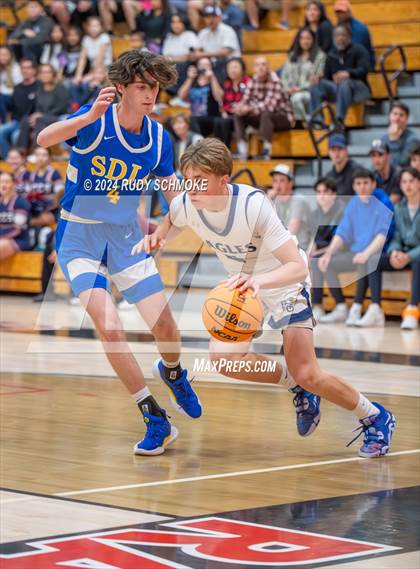 Thumbnail 3 in San Diego Jewish Academy vs. Tri-City Christian (CIF SDS Division 3 Finals) photogallery.