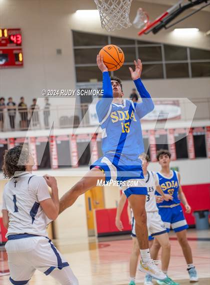 Thumbnail 2 in San Diego Jewish Academy vs. Tri-City Christian (CIF SDS Division 3 Finals) photogallery.