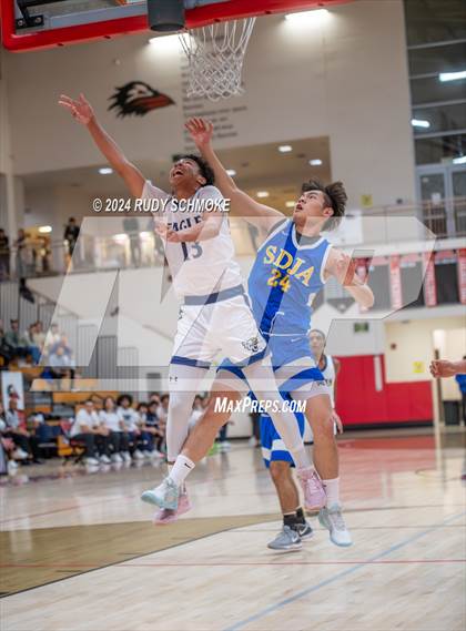 Thumbnail 3 in San Diego Jewish Academy vs. Tri-City Christian (CIF SDS Division 3 Finals) photogallery.