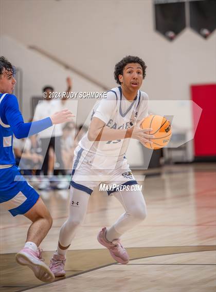 Thumbnail 1 in San Diego Jewish Academy vs. Tri-City Christian (CIF SDS Division 3 Finals) photogallery.