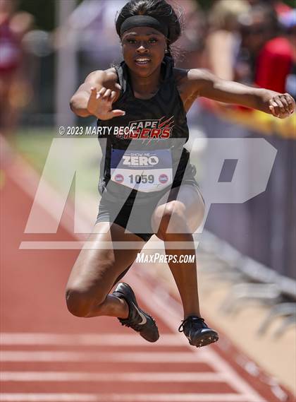 Thumbnail 2 in Class 4 Triple Jump (MSHSAA State Championship) photogallery.