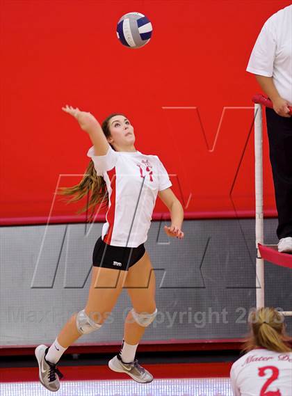 Thumbnail 2 in Great Oak @ Mater Dei (CIF SS 1AA Semifinal) photogallery.