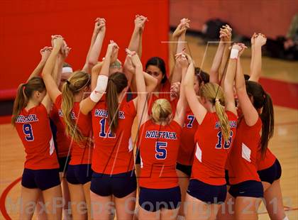 Thumbnail 3 in Great Oak @ Mater Dei (CIF SS 1AA Semifinal) photogallery.