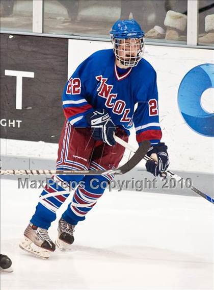 Thumbnail 1 in Lincoln vs North Kingstown (RIIL Division 1A Finals, Game 3) photogallery.