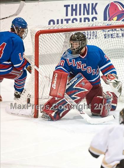 Thumbnail 1 in Lincoln vs North Kingstown (RIIL Division 1A Finals, Game 3) photogallery.