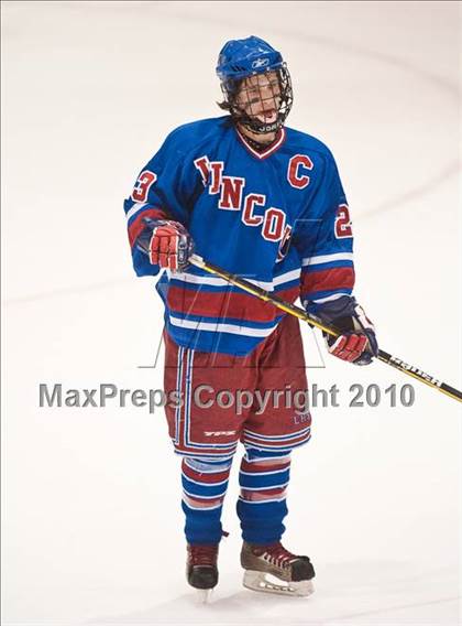 Thumbnail 3 in Lincoln vs North Kingstown (RIIL Division 1A Finals, Game 3) photogallery.
