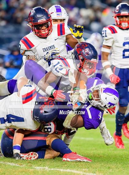 Thumbnail 3 in Erasmus Hall vs. Tottenville (PSAL Section 12 City Conference Final) photogallery.