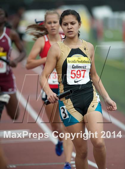 Thumbnail 3 in Arcadia Invitational (Girls Events) photogallery.