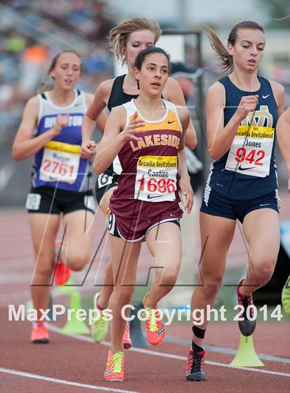 Thumbnail 3 in Arcadia Invitational (Girls Events) photogallery.