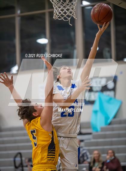 Thumbnail 3 in Liberty Charter vs. West Hills (6th Annual Del Lago Tip Off Classic) photogallery.