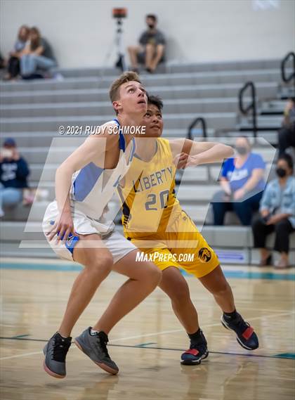 Thumbnail 1 in Liberty Charter vs. West Hills (6th Annual Del Lago Tip Off Classic) photogallery.