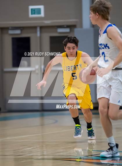 Thumbnail 1 in Liberty Charter vs. West Hills (6th Annual Del Lago Tip Off Classic) photogallery.