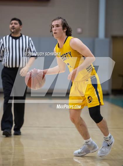 Thumbnail 2 in Liberty Charter vs. West Hills (6th Annual Del Lago Tip Off Classic) photogallery.