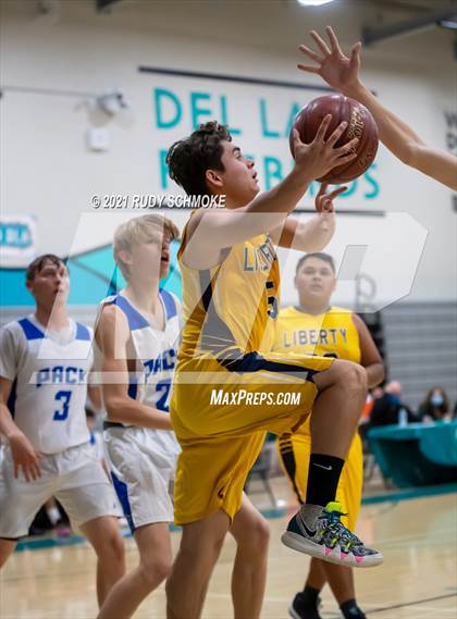 Thumbnail 2 in Liberty Charter vs. West Hills (6th Annual Del Lago Tip Off Classic) photogallery.