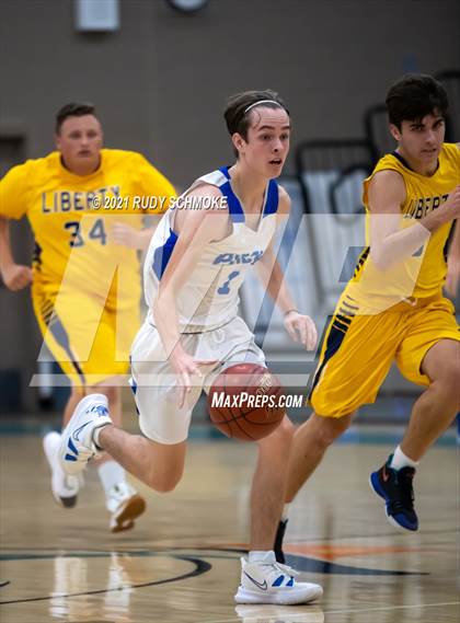 Thumbnail 3 in Liberty Charter vs. West Hills (6th Annual Del Lago Tip Off Classic) photogallery.