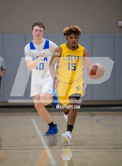 Thumbnail 3 in Liberty Charter vs. West Hills (6th Annual Del Lago Tip Off Classic) photogallery.