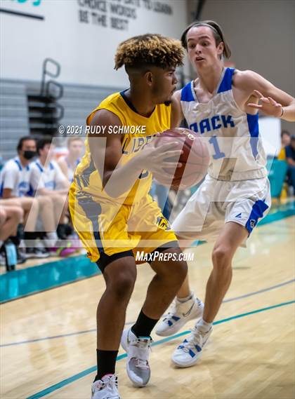 Thumbnail 2 in Liberty Charter vs. West Hills (6th Annual Del Lago Tip Off Classic) photogallery.