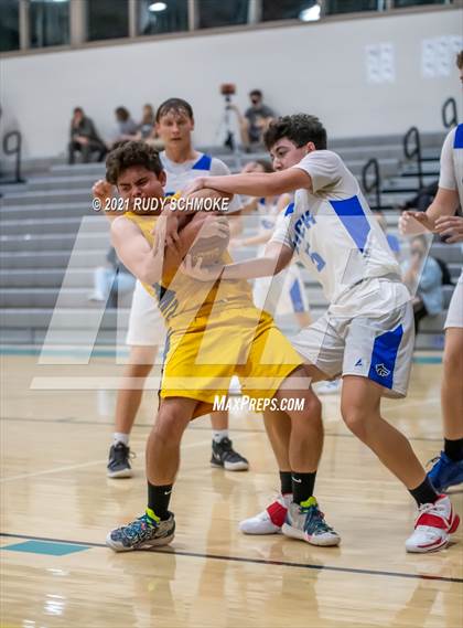 Thumbnail 3 in Liberty Charter vs. West Hills (6th Annual Del Lago Tip Off Classic) photogallery.