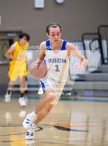 Thumbnail 3 in Liberty Charter vs. West Hills (6th Annual Del Lago Tip Off Classic) photogallery.
