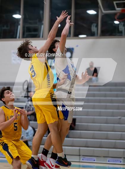 Thumbnail 2 in Liberty Charter vs. West Hills (6th Annual Del Lago Tip Off Classic) photogallery.
