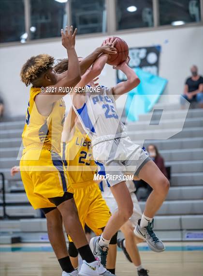 Thumbnail 1 in Liberty Charter vs. West Hills (6th Annual Del Lago Tip Off Classic) photogallery.
