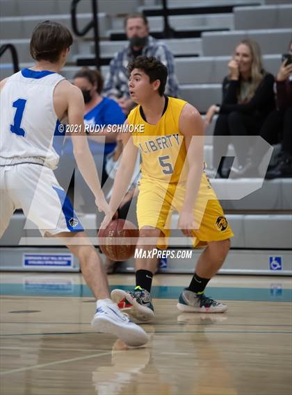 Thumbnail 2 in Liberty Charter vs. West Hills (6th Annual Del Lago Tip Off Classic) photogallery.