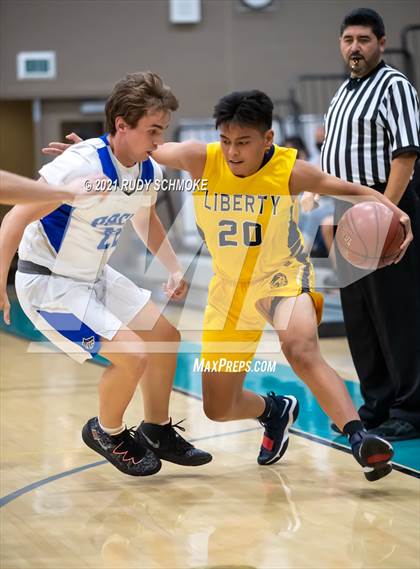 Thumbnail 3 in Liberty Charter vs. West Hills (6th Annual Del Lago Tip Off Classic) photogallery.