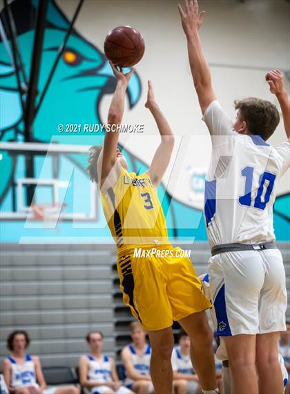 Thumbnail 3 in Liberty Charter vs. West Hills (6th Annual Del Lago Tip Off Classic) photogallery.