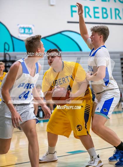 Thumbnail 2 in Liberty Charter vs. West Hills (6th Annual Del Lago Tip Off Classic) photogallery.